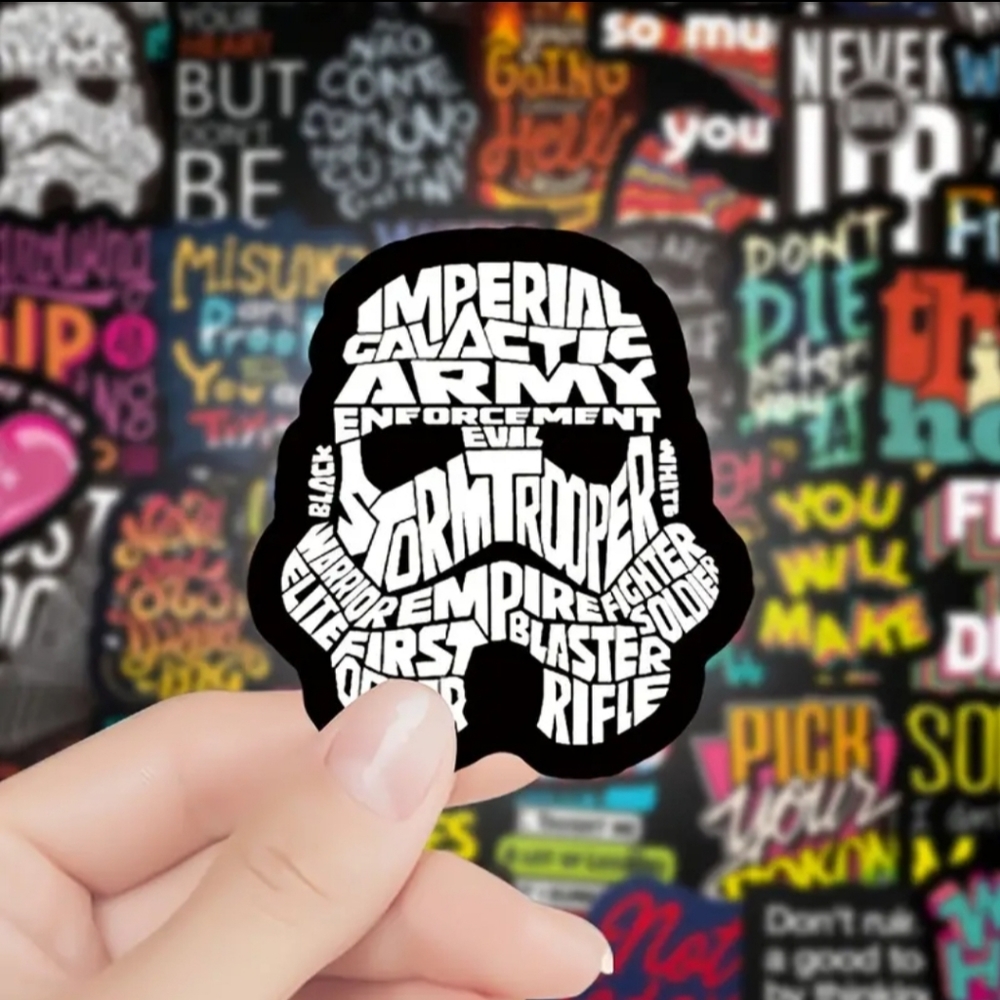 50 Stickers | No Repeats | Glossy Finish | Durable | Waterproof | Reusable - Picture 2 of 12